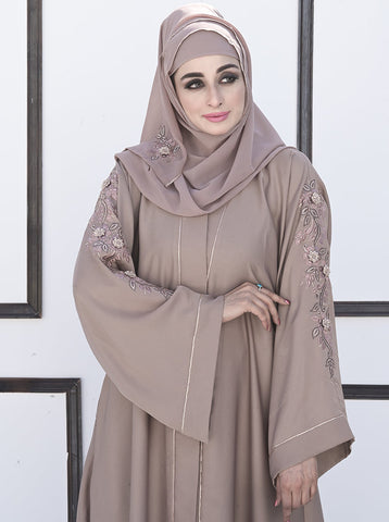 Fatemeh Front Open Luxury Abaya