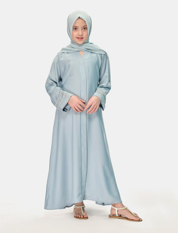 KIDS ABAYA  - ICE BLUE (KIDS)