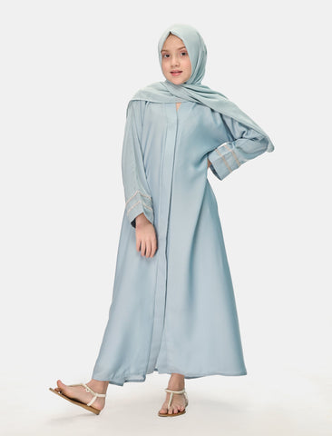 KIDS ABAYA  - ICE BLUE (KIDS)