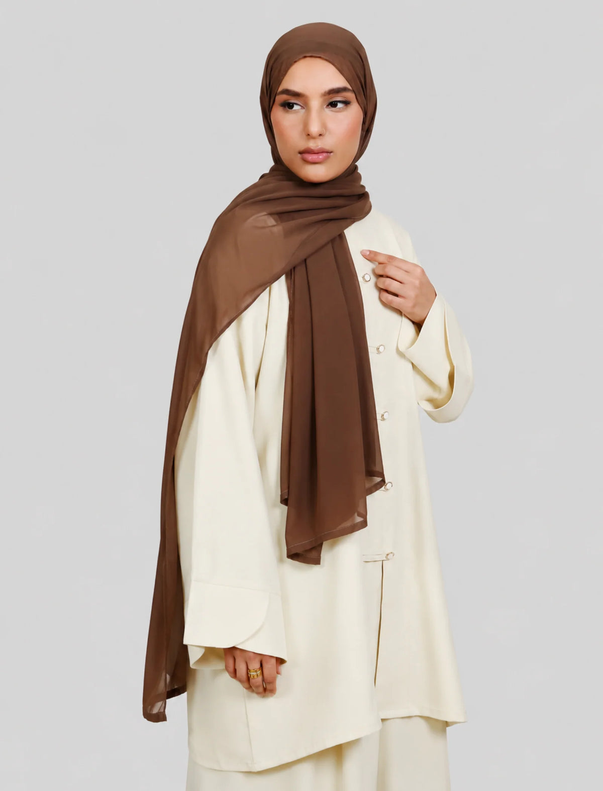 Plain Hijab - Cocoa