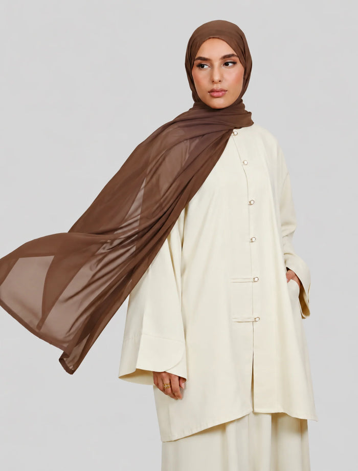 Plain Hijab - Cocoa