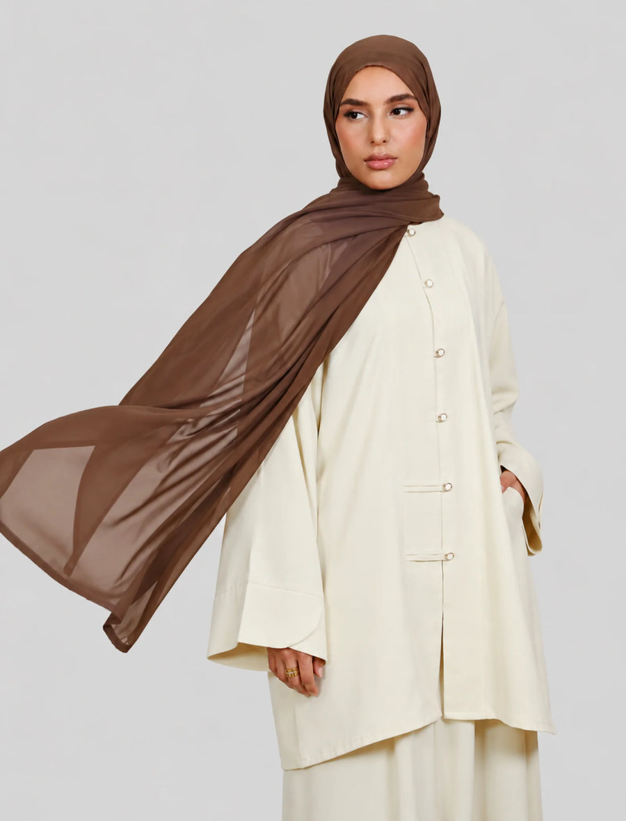 Plain Hijab - Cocoa