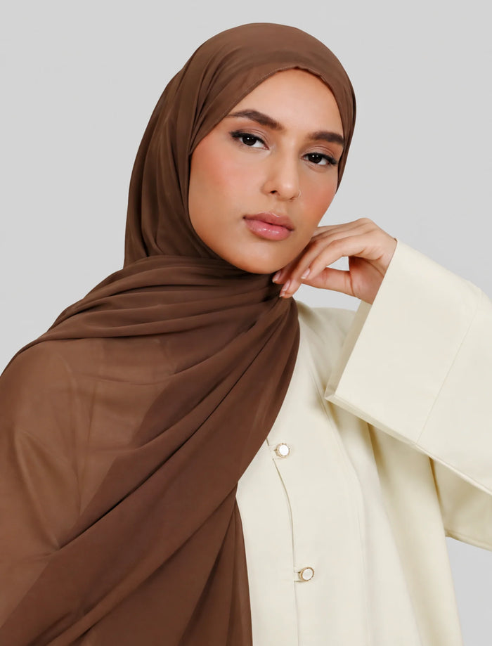 Plain Hijab - Cocoa