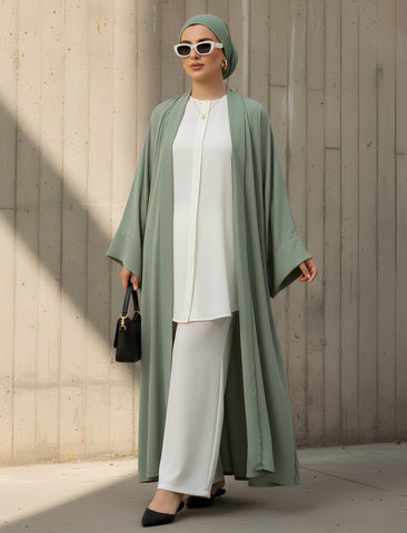 KIMONO- LIGHT GREEN