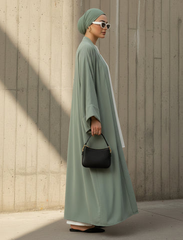 KIMONO- LIGHT GREEN