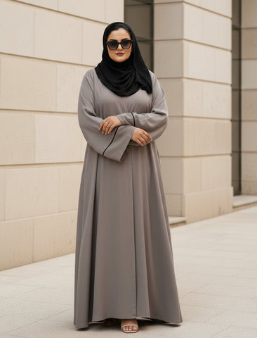 MIST ABAYA- GREY