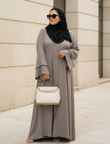 MIST ABAYA- GREY