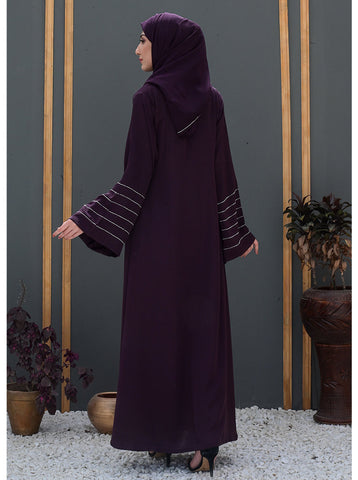 Injila Front Open Abaya