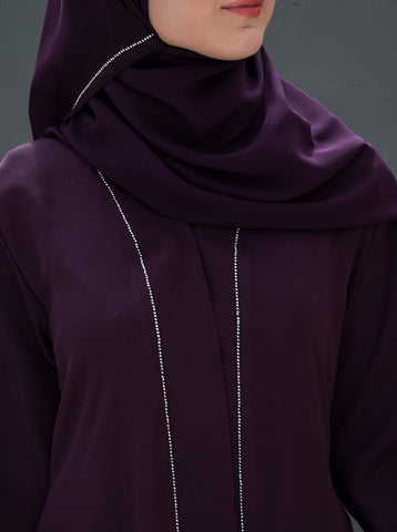 Injila Front Open Abaya