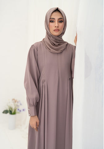 Kuthban Maxi Abaya - Beige