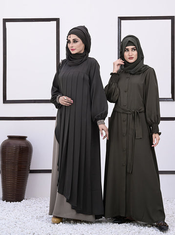 Mirha Button-down Frock Style Abaya