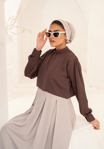 Mushmis Maxi Abaya - Two Tone