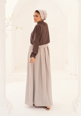 Mushmis Maxi Abaya - Two Tone