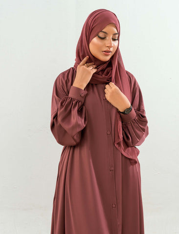 REEM ABAYA- MUAVE