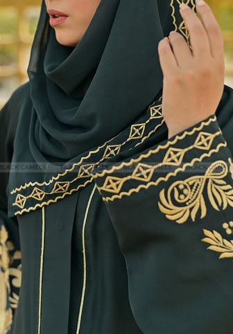 Blossom Front-Open Abaya