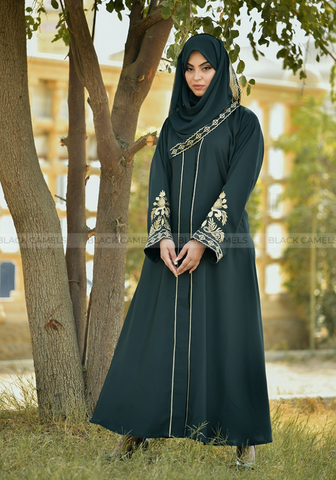 Blossom Front-Open Abaya