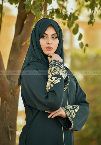 Blossom Front-Open Abaya