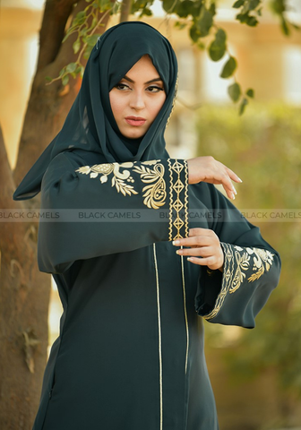 Blossom Front-Open Abaya